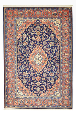 Tapis persan - Keshan - 169 x 114 cm - bleu foncé
