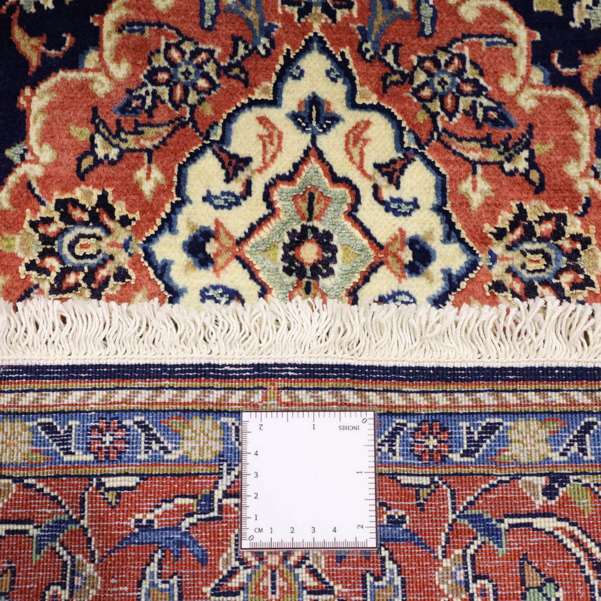 Tapis persan - Keshan - 169 x 114 cm - bleu foncé