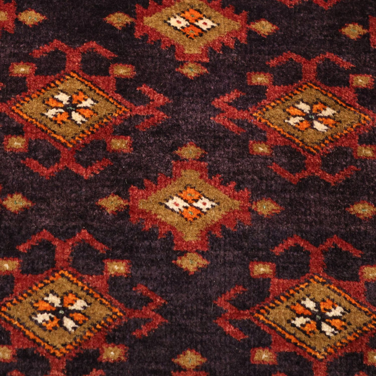 Tapis de couloir Tapis Belutsch - 220 x 108 cm - marron foncé