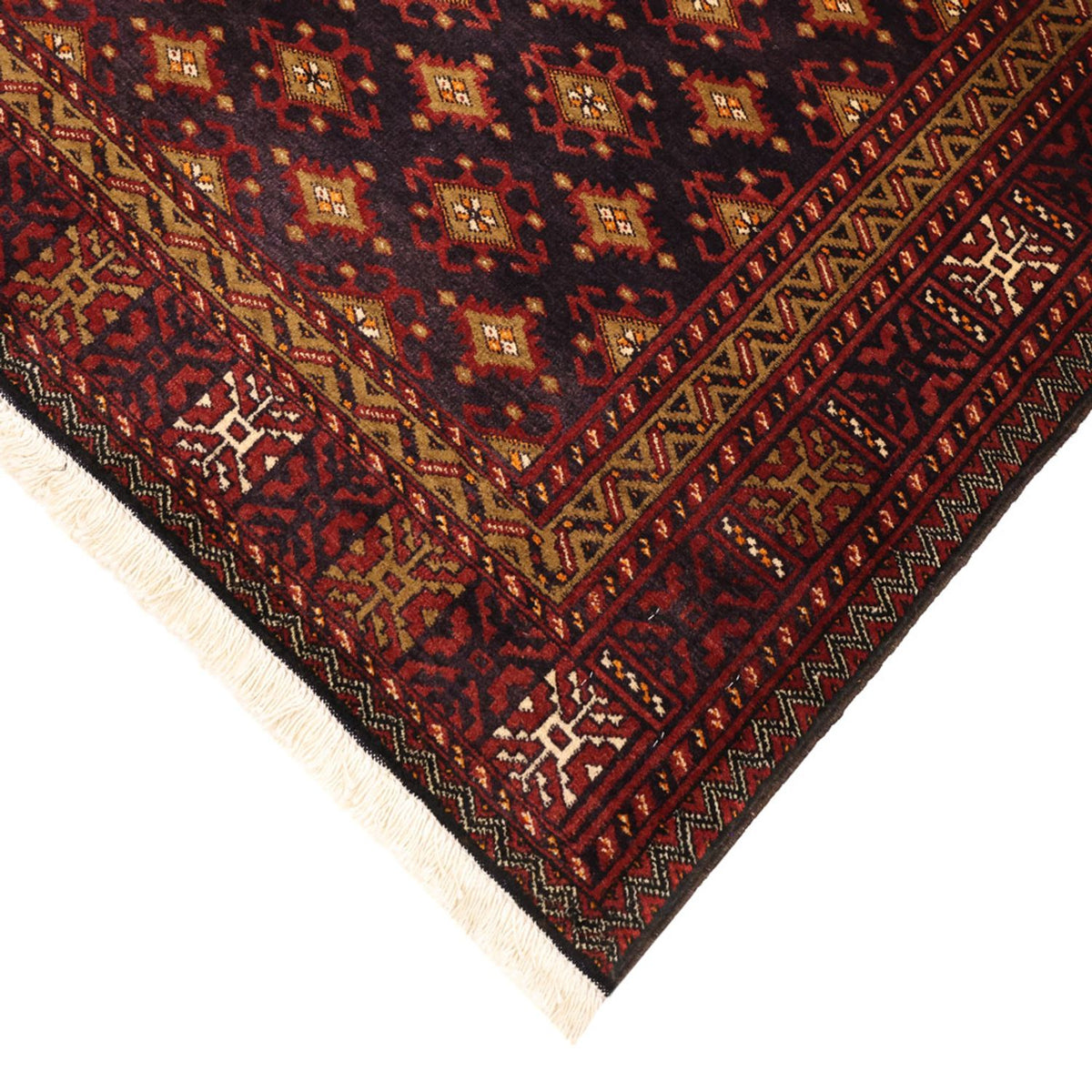 Tapis de couloir Tapis Belutsch - 220 x 108 cm - marron foncé