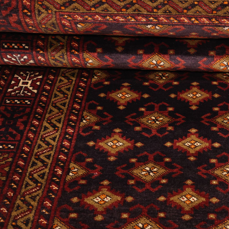 Tapis de couloir Tapis Belutsch - 220 x 108 cm - marron foncé