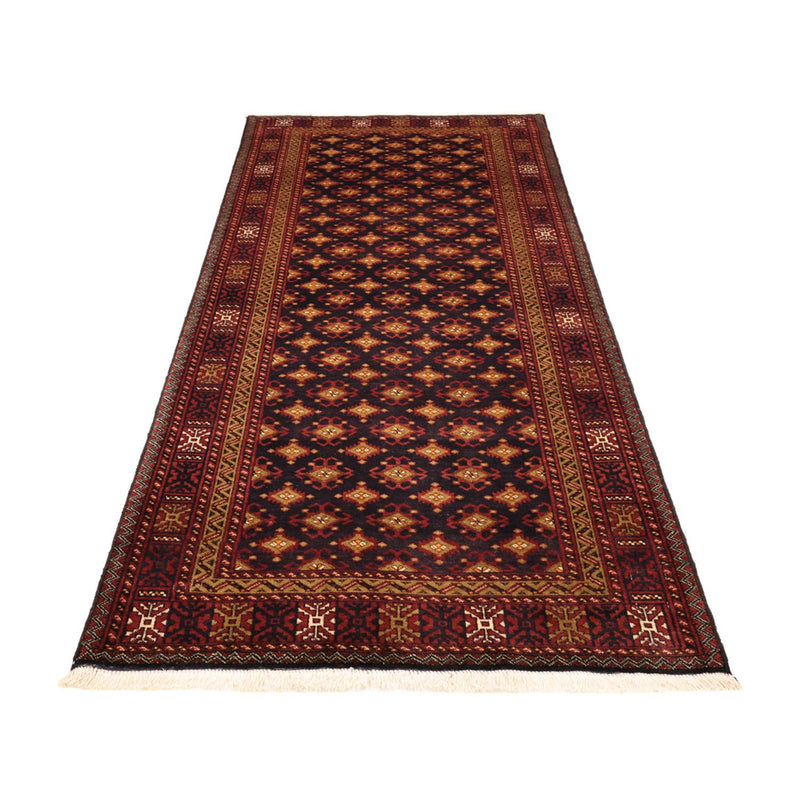 Tapis de couloir Tapis Belutsch - 220 x 108 cm - marron foncé