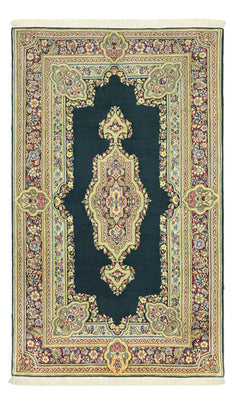 Tapis persan - Classique - 152 x 92 cm - bleu foncé