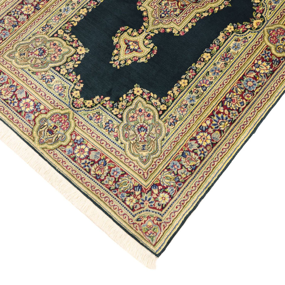 Tapis persan - Classique - 152 x 92 cm - bleu foncé