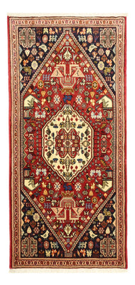 Tapis Gabbeh - Persan Kashkuli - 153 x 70 cm - rouge