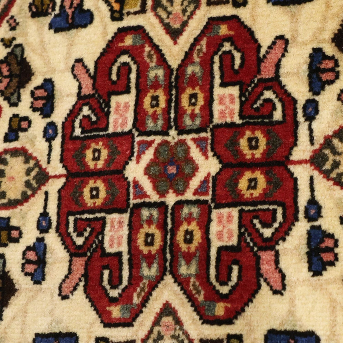 Tapis Gabbeh - Persan Kashkuli - 153 x 70 cm - rouge