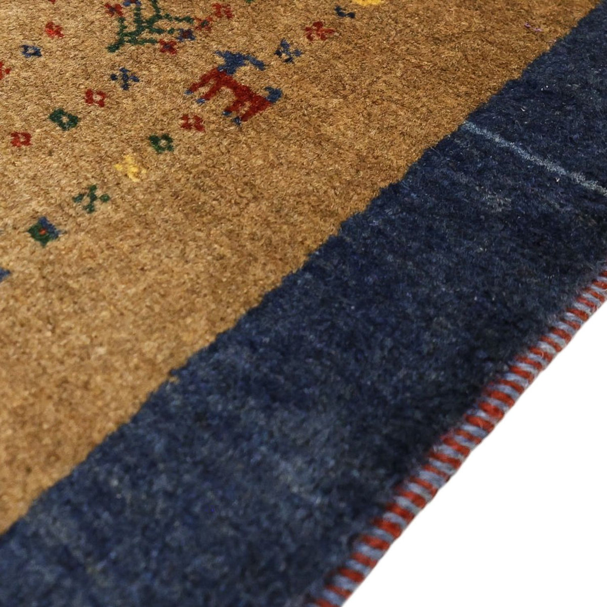 Tapis Gabbeh - Persan Kashkuli - 184 x 121 cm - rouge