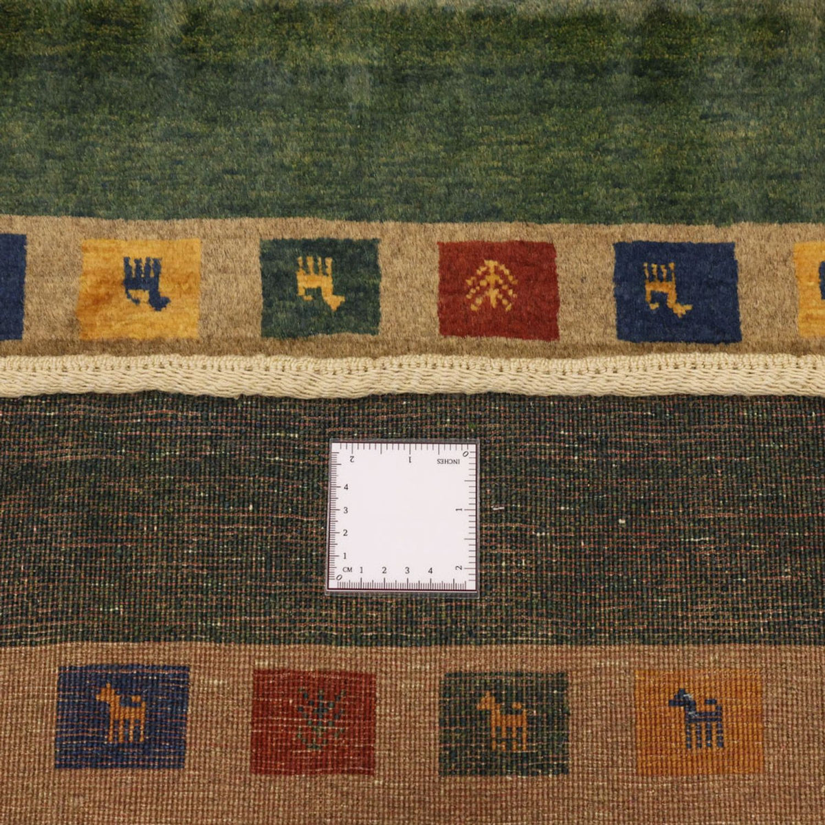 Tapis Gabbeh - Loribaft Persan - 128 x 86 cm - multicolore