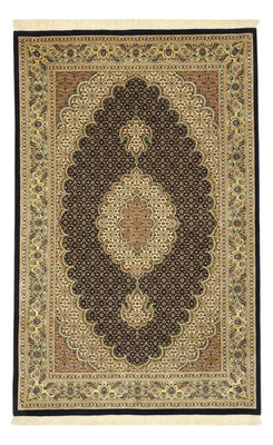 Tapis persan - Tabriz - Royal - Chaîne de soie - 160 x 98 cm - beige foncé
