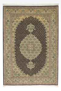 Tapis persan - Tabriz - Royal - 147 x 100 cm - beige foncé