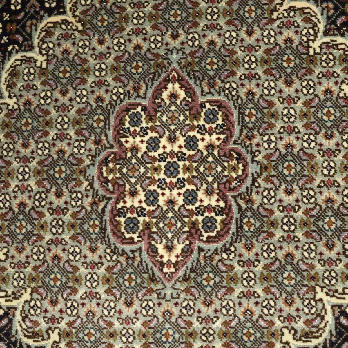 Tapis persan - Tabriz - Royal - 147 x 100 cm - beige foncé