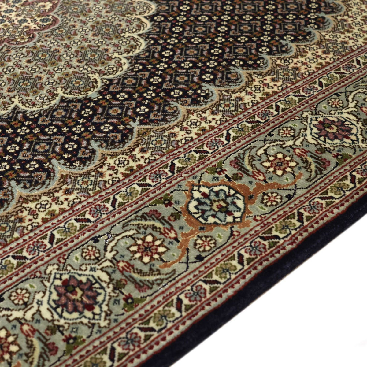 Tapis persan - Tabriz - Royal - 147 x 100 cm - beige foncé