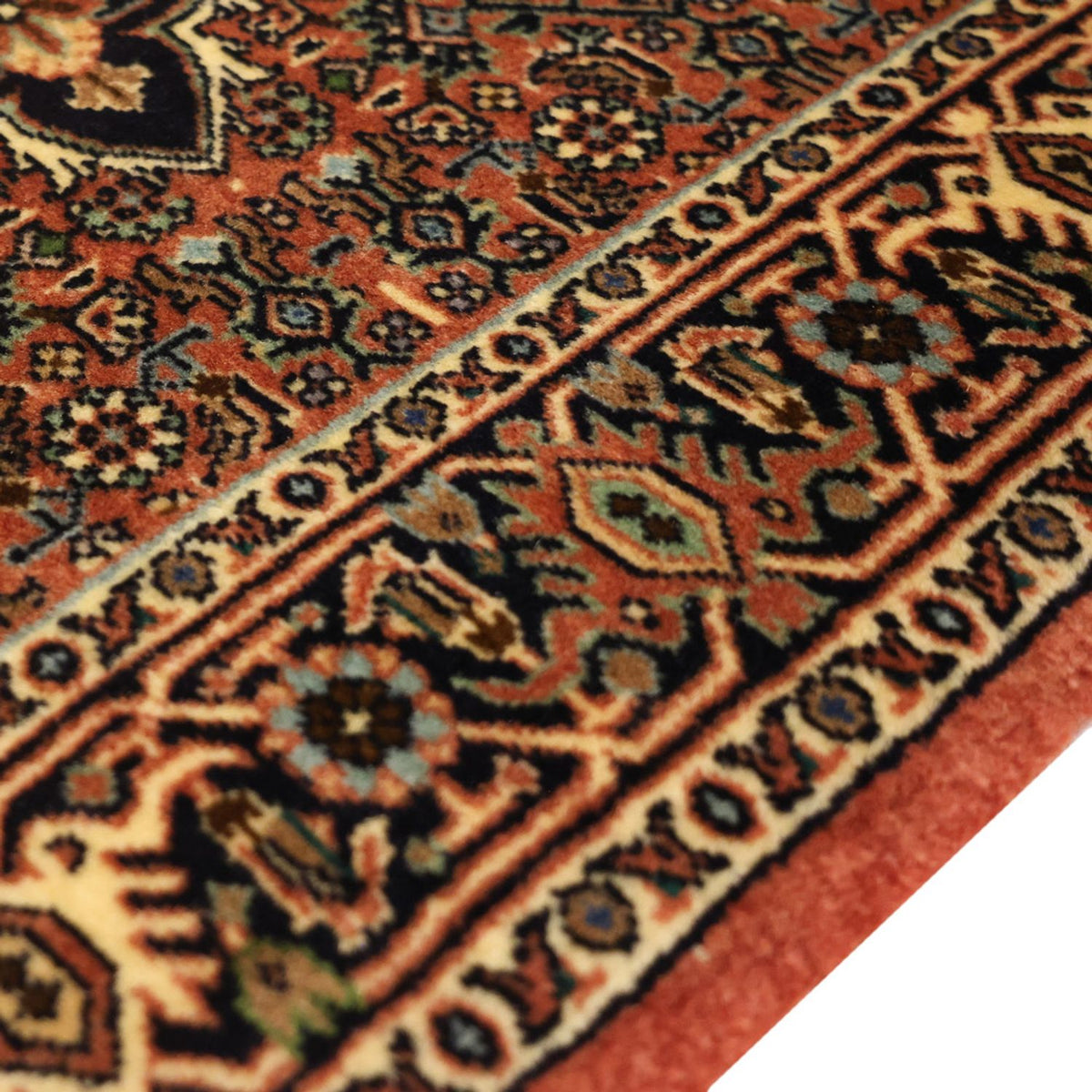 Tapis persan - Bidjar - 133 x 73 cm - beige foncé