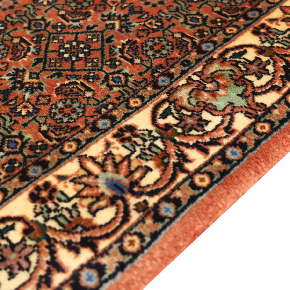 Tapis persan - Bidjar - 144 x 71 cm - beige foncé