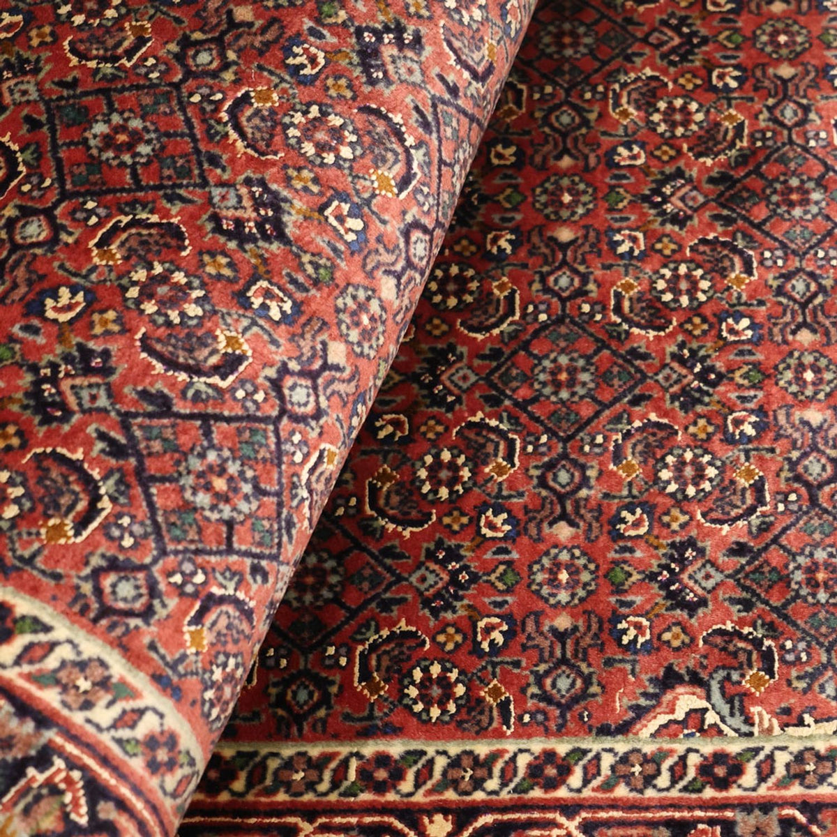 Tapis persan - Bidjar - 159 x 91 cm - rouille