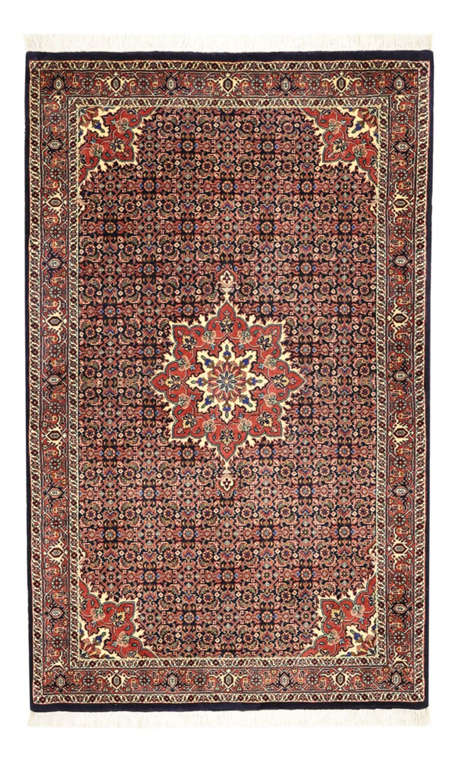 Tapis persan - Bidjar - 146 x 90 cm - beige foncé