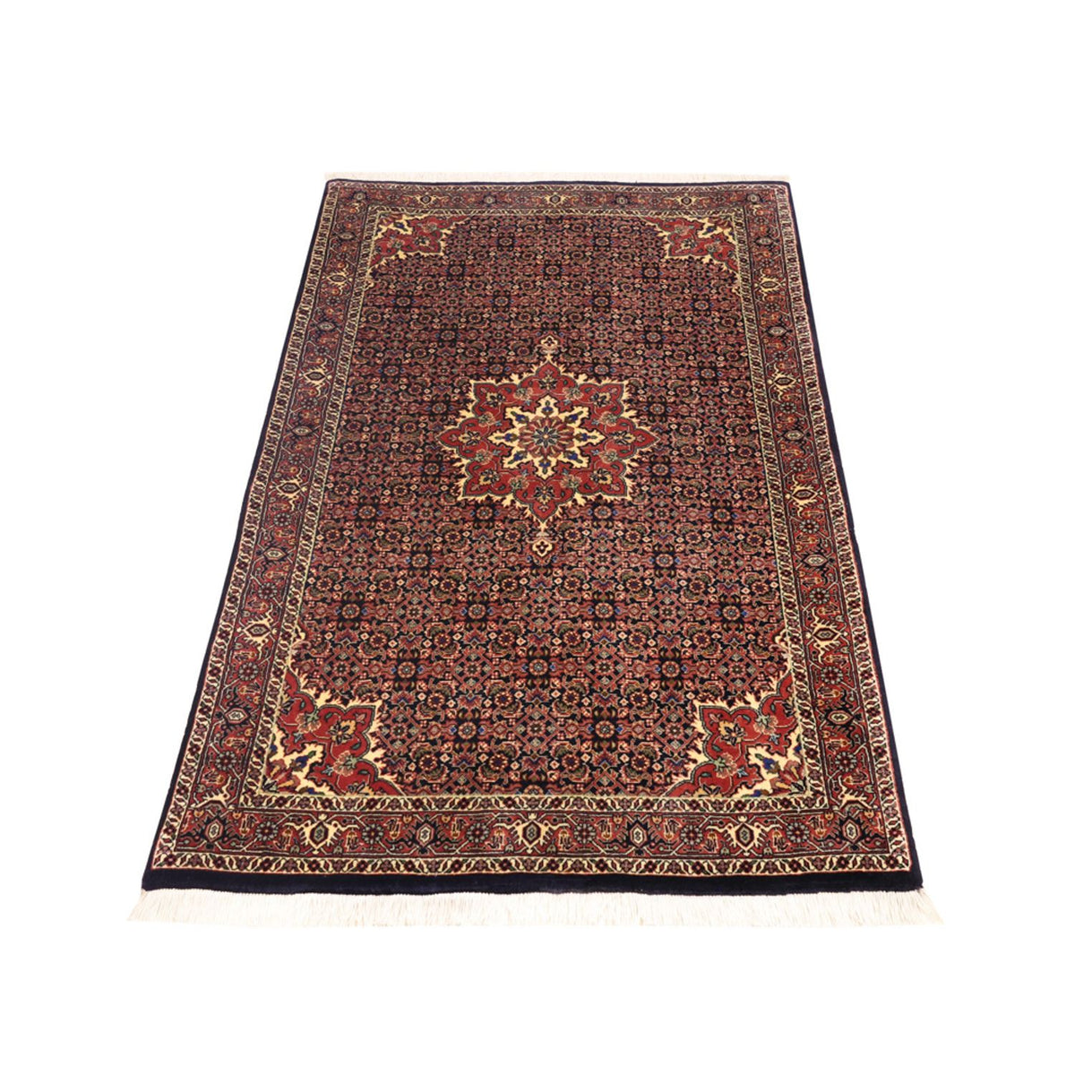 Tapis persan - Bidjar - 146 x 90 cm - beige foncé