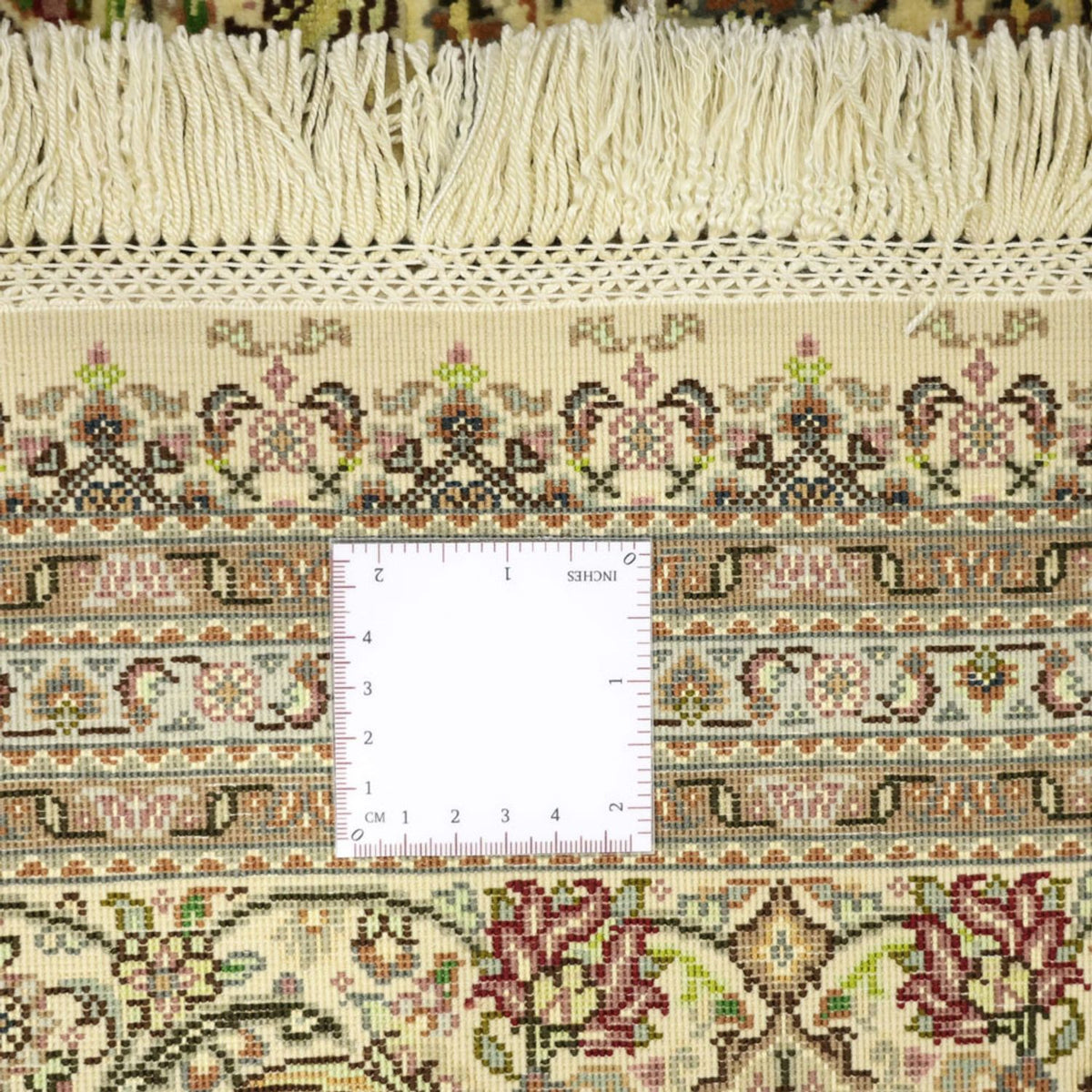 Tapis persan - Tabriz - 300 x 201 cm - beige clair