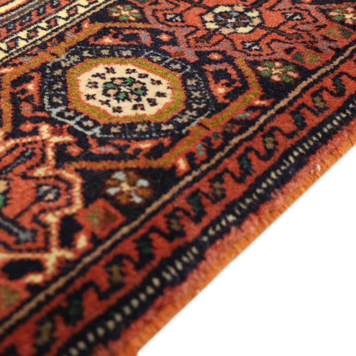 Tapis persan - Nomadic - 156 x 103 cm - terracotta