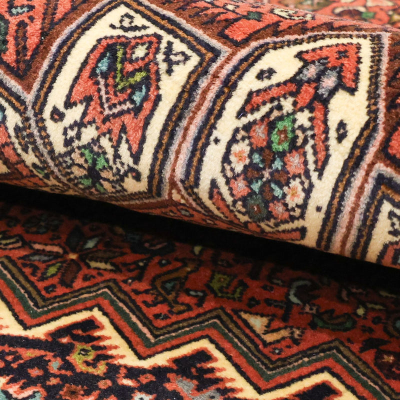 Tapis persan - Nomadic - 156 x 103 cm - terracotta