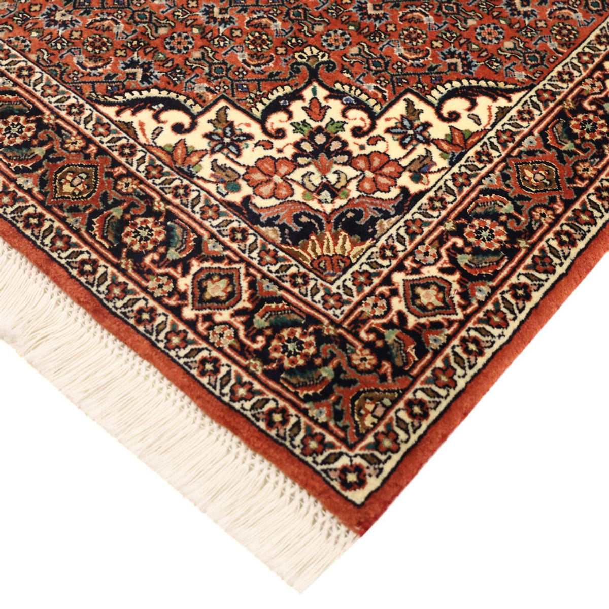 Tapis persan - Bidjar - 141 x 89 cm - beige foncé