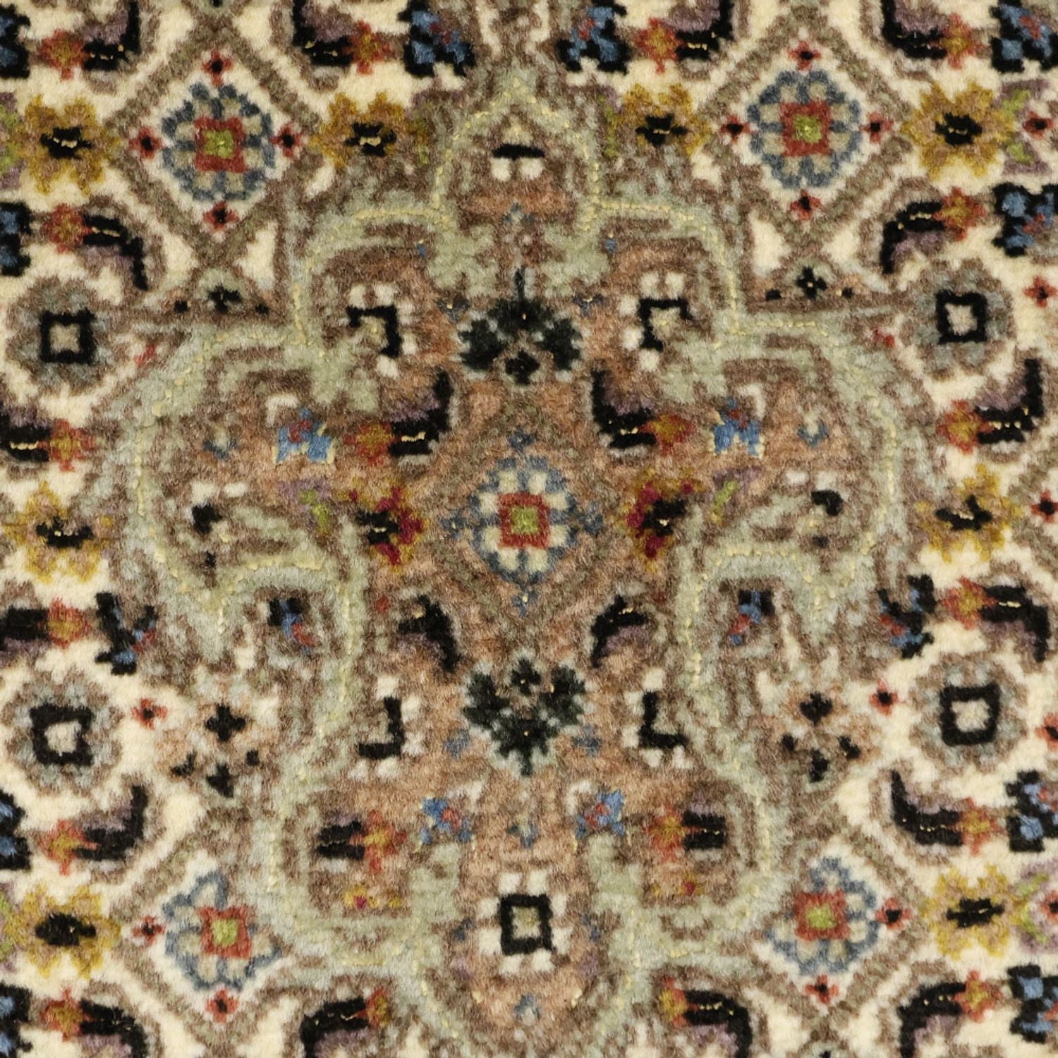 Tapis persan - Tabriz - Royal - 152 x 101 cm - vert olive