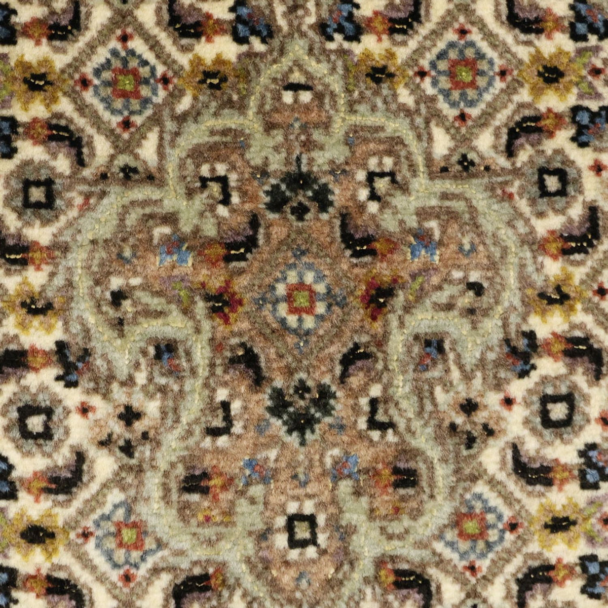 Tapis persan - Tabriz - Royal - 152 x 101 cm - vert olive
