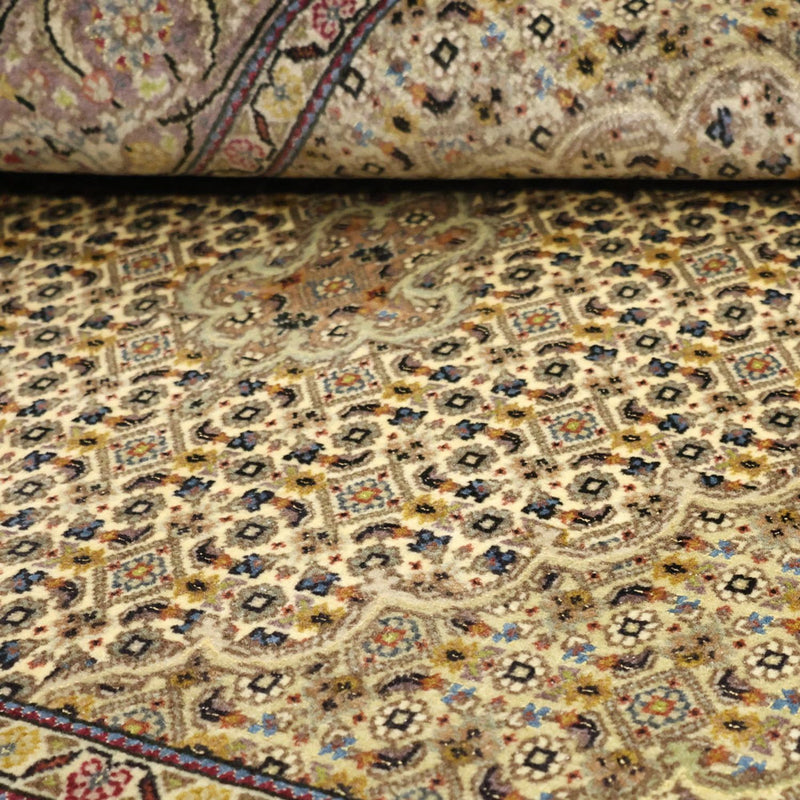 Tapis persan - Tabriz - Royal - 152 x 101 cm - vert olive