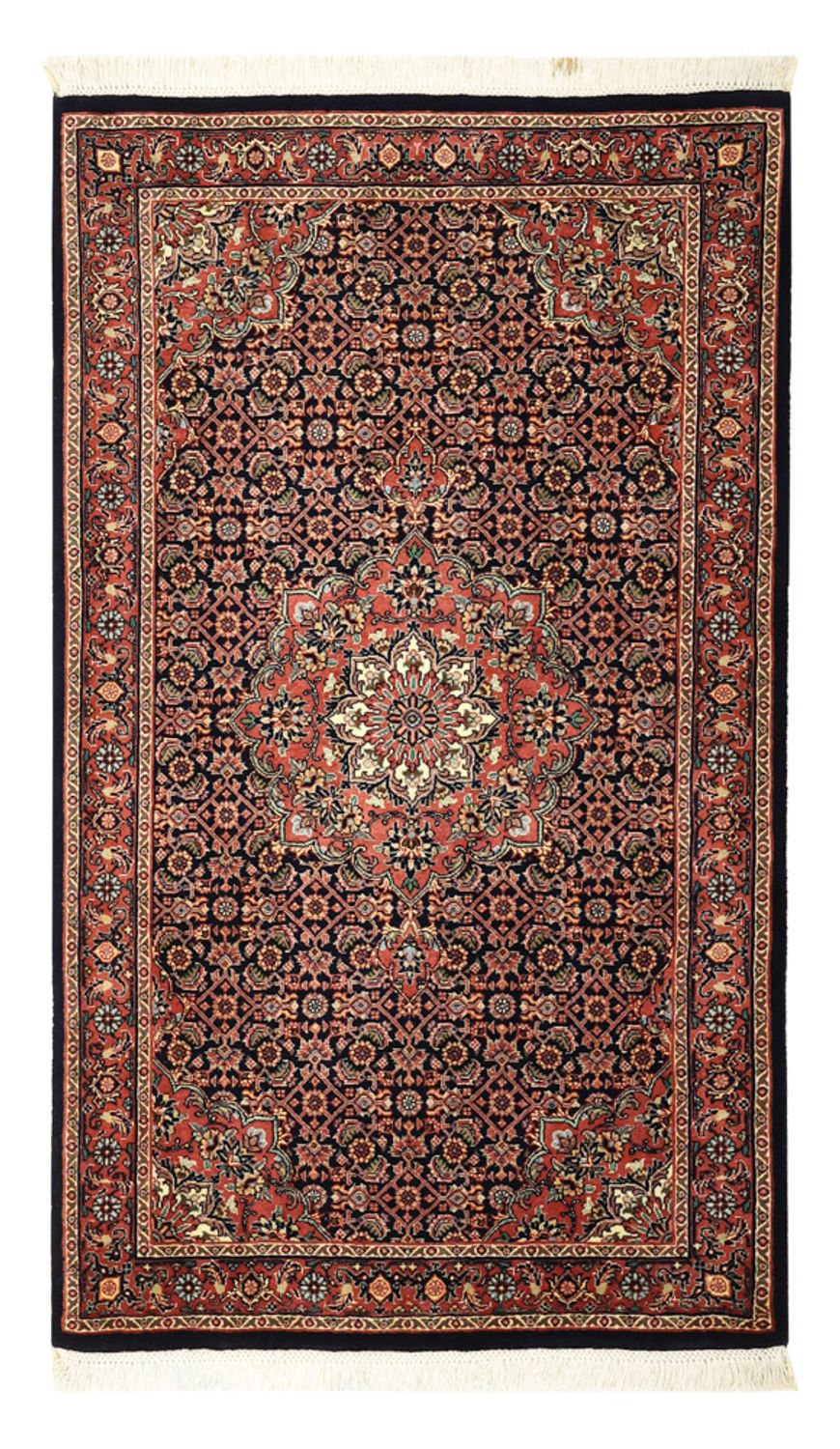 Tapis persan - Bidjar - 131 x 79 cm - rouge foncé