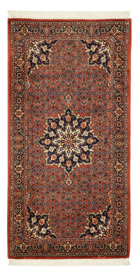 Tapis persan - Bidjar - 139 x 68 cm - rouge foncé
