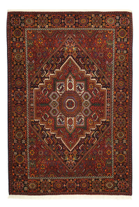 Tapis persan - Nomadic - 150 x 100 cm - rouge foncé