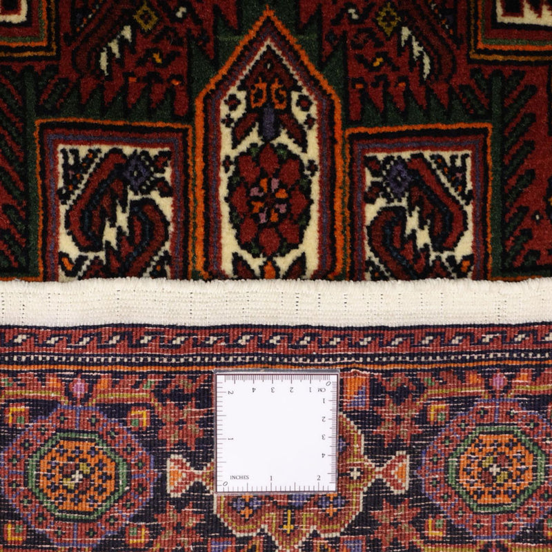 Tapis persan - Nomadic - 150 x 100 cm - rouge foncé