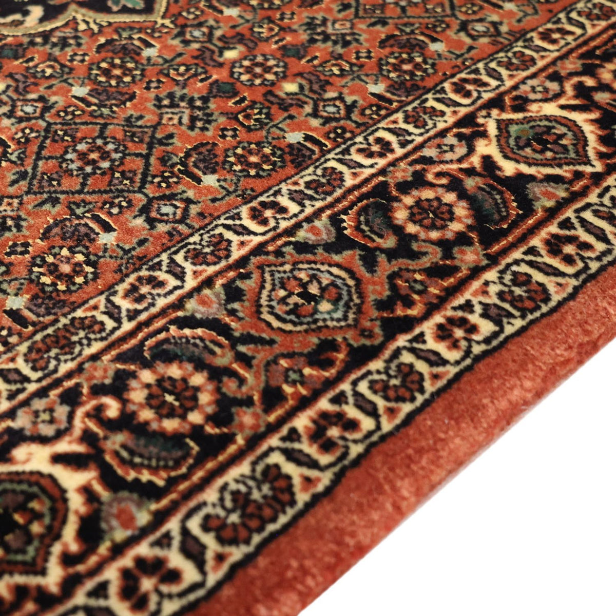 Tapis persan - Bidjar - 151 x 87 cm - beige foncé