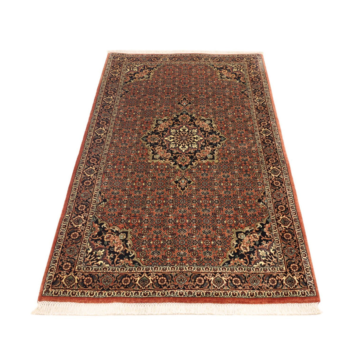 Tapis persan - Bidjar - 151 x 87 cm - beige foncé