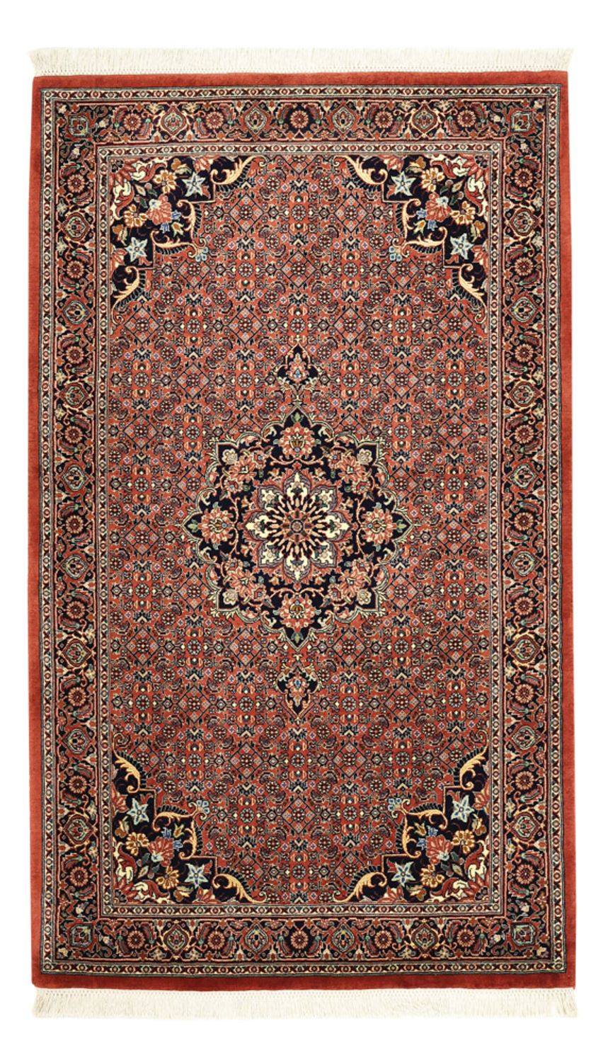 Tapis persan - Bidjar - 153 x 91 cm - rouge foncé