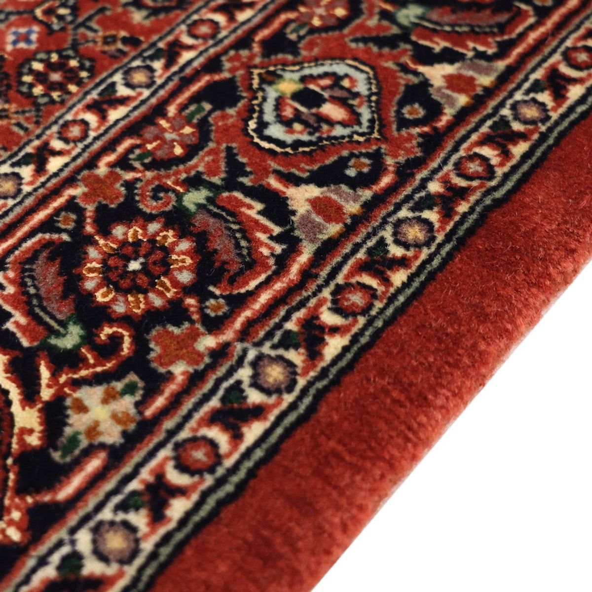 Tapis persan - Bidjar - 153 x 91 cm - rouge foncé