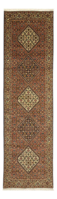 Tapis de couloir Tapis persan - Bidjar - 297 x 82 cm - terracotta