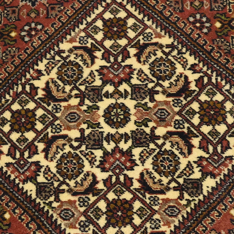 Tapis de couloir Tapis persan - Bidjar - 297 x 82 cm - terracotta
