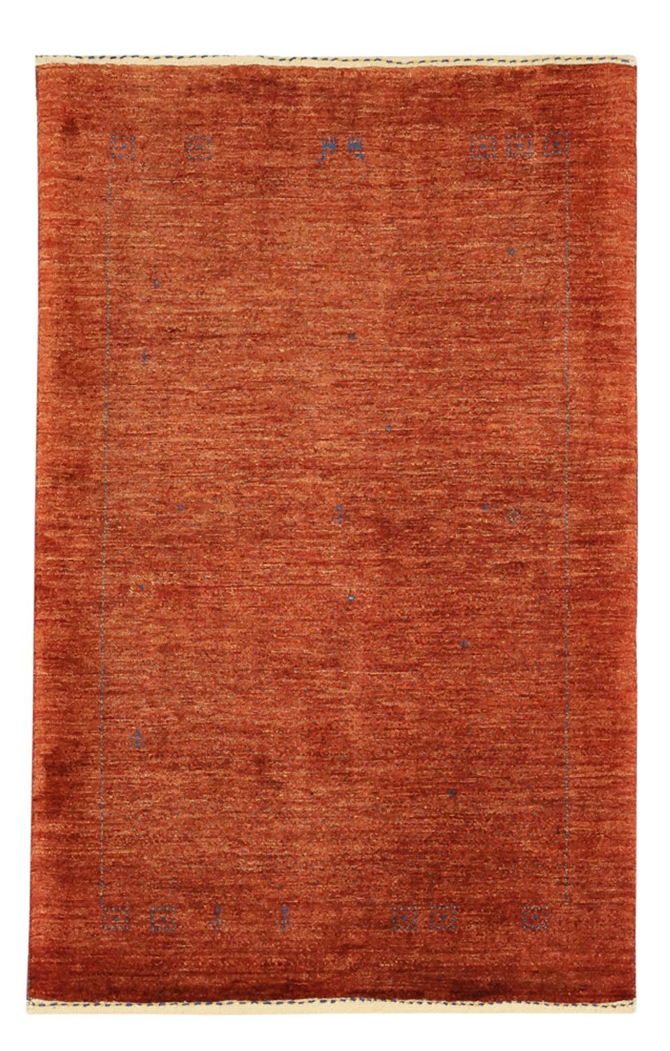 Tapis Gabbeh - Persan Kashkuli - 122 x 79 cm - rouge foncé