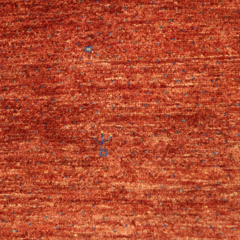 Gabbeh Teppich - Kaschkuli Perser - 122 x 79 cm - dunkelrot