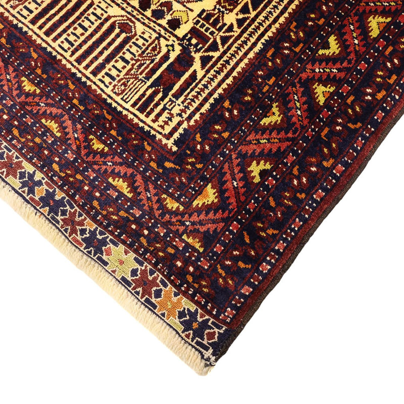 Tapis Belutsch - 142 x 96 cm - multicolore