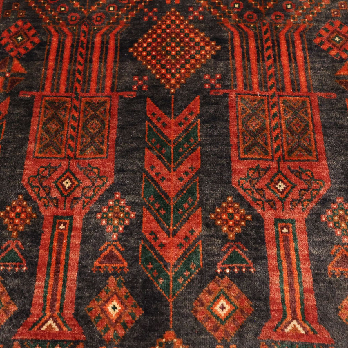 Tapis de couloir Tapis Belutsch - 292 x 110 cm - rouge foncé