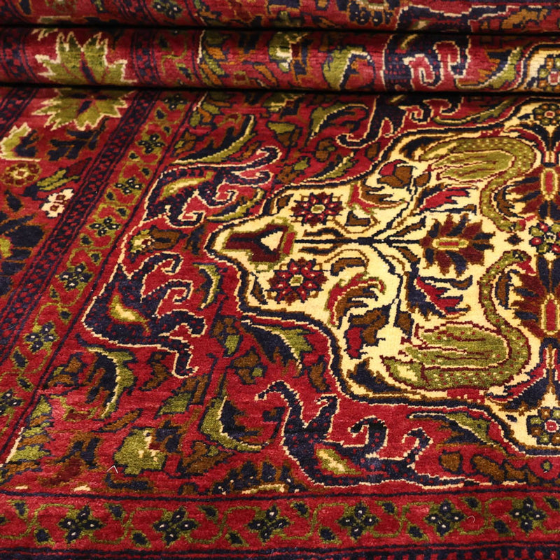 Tapis de couloir Tapis Belutsch - 223 x 128 cm - rouge foncé
