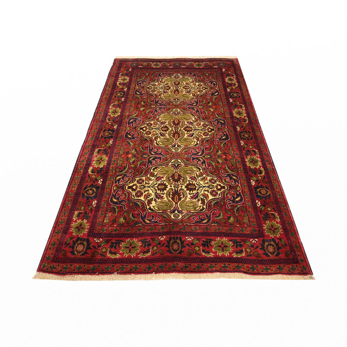 Tapis de couloir Tapis Belutsch - 223 x 128 cm - rouge foncé