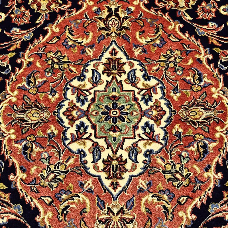 Tapis persan - Bidjar - Royal - 220 x 136 cm - bleu foncé