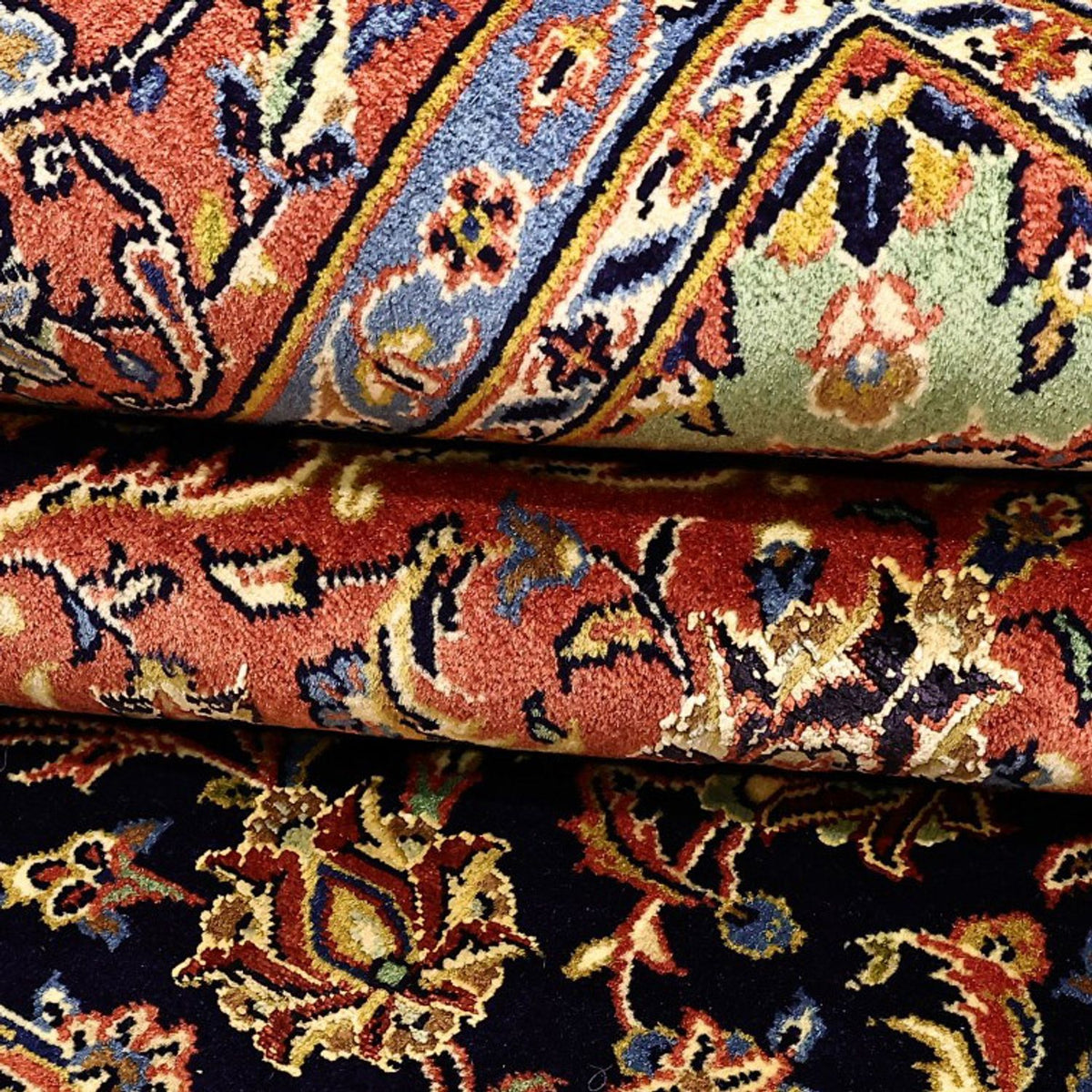 Tapis persan - Bidjar - Royal - 220 x 136 cm - bleu foncé