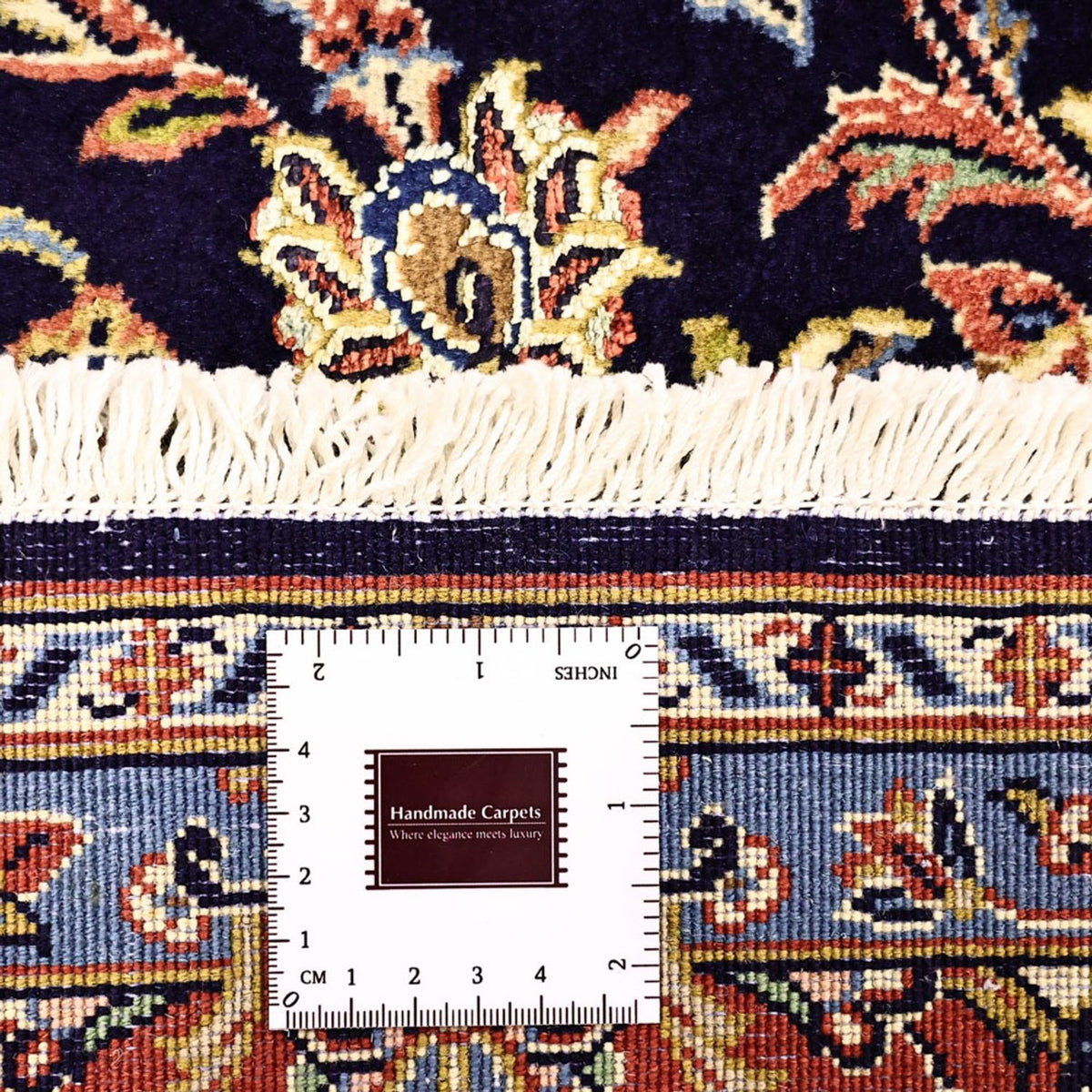 Tapis persan - Bidjar - Royal - 220 x 136 cm - bleu foncé