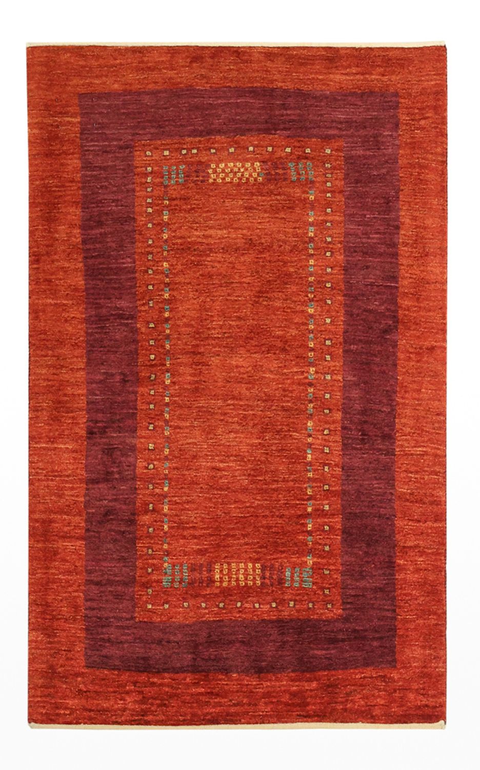 Tapis Gabbeh - Loribaft Persan - 128 x 78 cm - multicolore