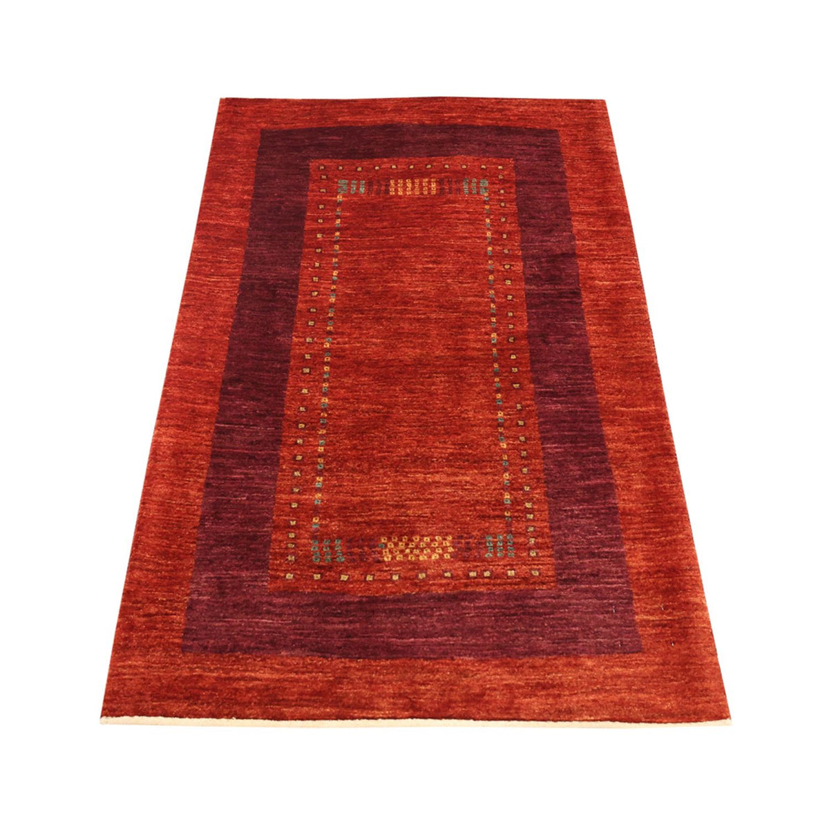 Tapis Gabbeh - Loribaft Persan - 128 x 78 cm - multicolore