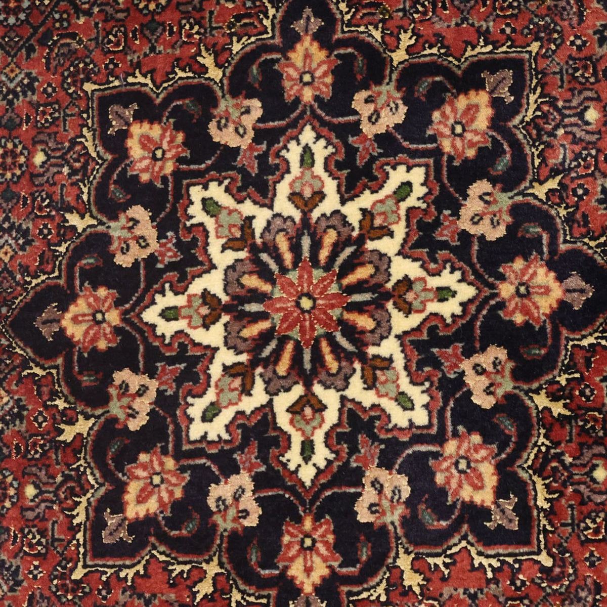 Tapis persan - Bidjar - 135 x 71 cm - rouille